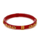 Ruby Raang Red Traditional Bangle | Swadesiicart