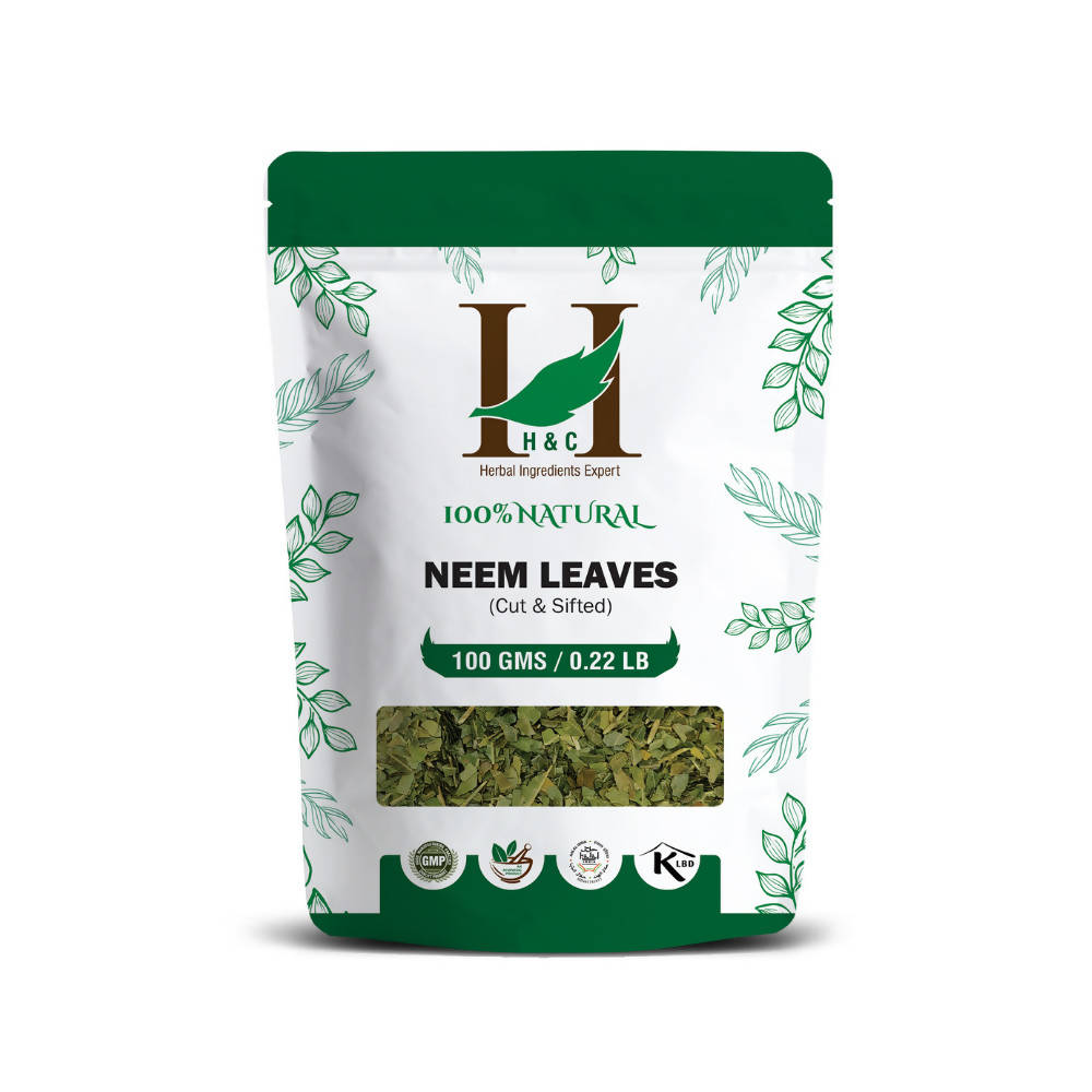 H&C Herbal Neem Leaves Cut & Shifted Herbal Tea Ingredient - Just Jaivik
