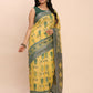 Shree Shyam Fashion Linen Cotton Yellow Saree