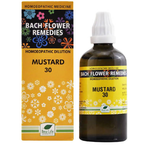 New Life Homeopathy Bach Flower Remedies Mustard Dilution | Swadesiicart
