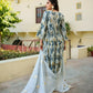 Vaasva Women SkyBlue Muslin Embroidered Kurta,Pant & Dupatta Set | Swadesiicart