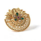 Mominos Fashion Joharkamal Gold-Polished Stone Studded Adjustable Finger Ring - Design 17 | Swadesiicart