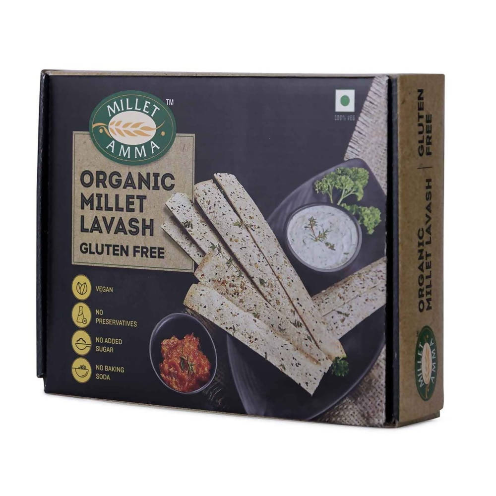 Millet Amma Organic Millet Lavash (Gluten Free) - Swadesiicart