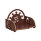 eCraftIndia Brown MDF Wooden Pooja Temple | Swadesiicart