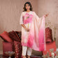 Ethnic Festive Wear Taby Silk White Stitched Suit With Dupatta - Tanisha | Swadesiicart