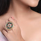 NVR Women's Traditional Kundan Meenakari Gold-Polished Ajustable Finger Ring | Swadesiicart