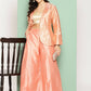 Ahalyaa Women's Traditional Wear Co-ods - Peach | Swadesiicart