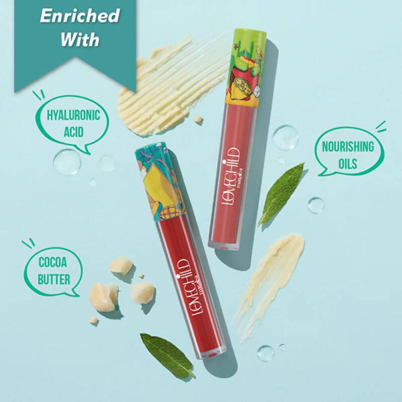 LoveChild By Masaba Gupta Mamma Mia Lush-Matte Lip Creme - Meetha Jaljeera | Swadesiicart