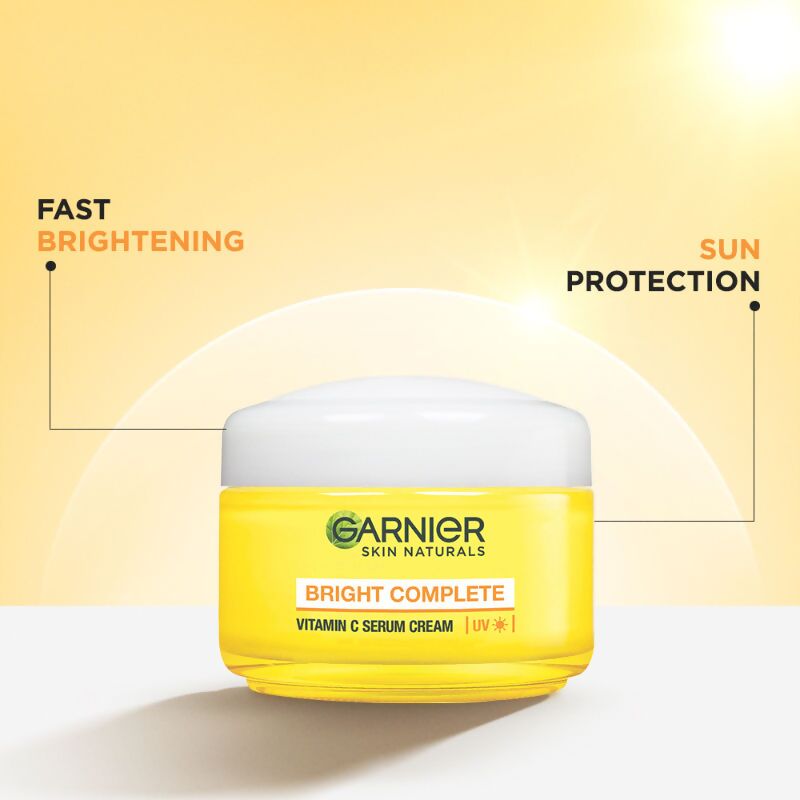 Garnier Skin Naturals Bright Complete Vitamin C Serum Cream - Swadesiicart