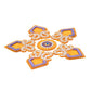 Kundan HandiKrafts Designer Double Kairi Rangoli Yellow (Baby) - Swadesiicart
