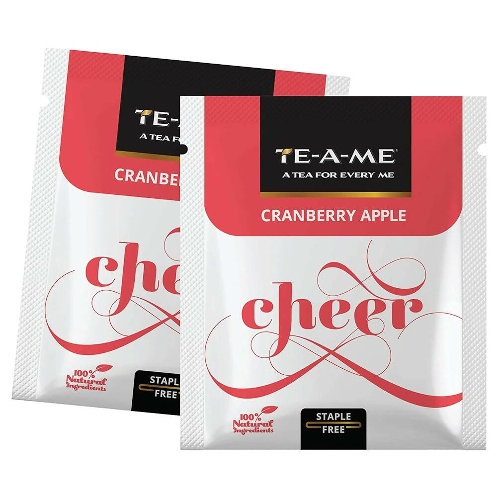 TE-A-ME Cranberry Apple Cheer Infusion Tea Bags - Swadesiicart