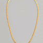 VOJ Dual Toned Self Designed Gold-Polished Chain For Men | Swadesiicart