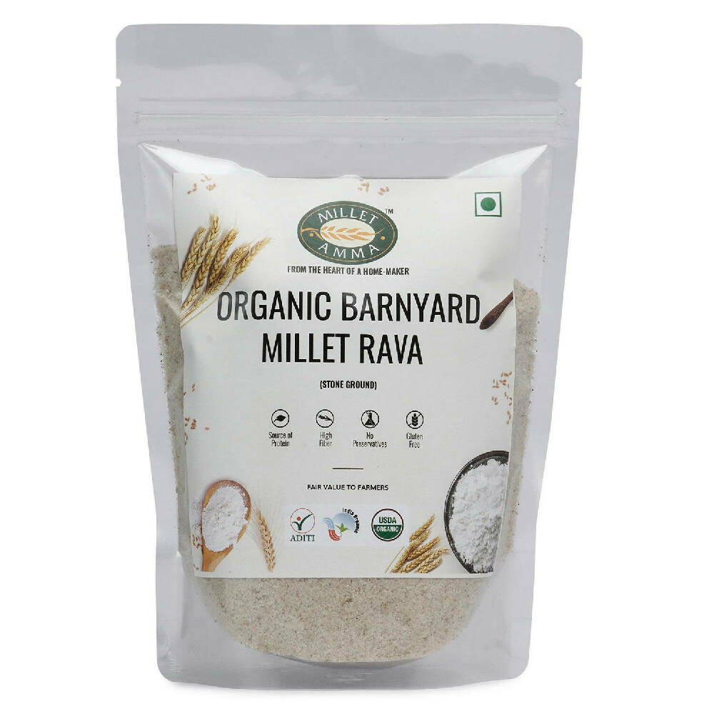 Millet Amma Barnyard Millet Rava (Suji) - Millet Amma urban Monk pvt Ltd