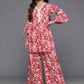 Ahalyaa Women's Traditional Wear Co-ods - Red