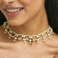 Nuyug 22K Gold-Plated Kundan & Pearl Studded Matha Patti Head Jewellery | Swadesiicart