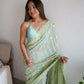 Vamsee Vani Green Georgette Saree - Swadesiicart
