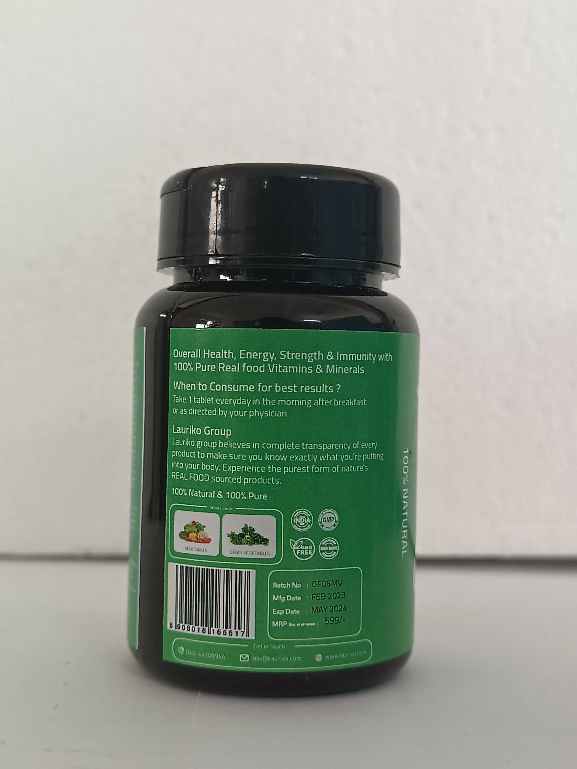 Laurik Multivitamin Supplements For Women | Vitamin A, C, D ,E With B Vitamins, Iron, Zinc And Calcium Tablets | Swadesiicart