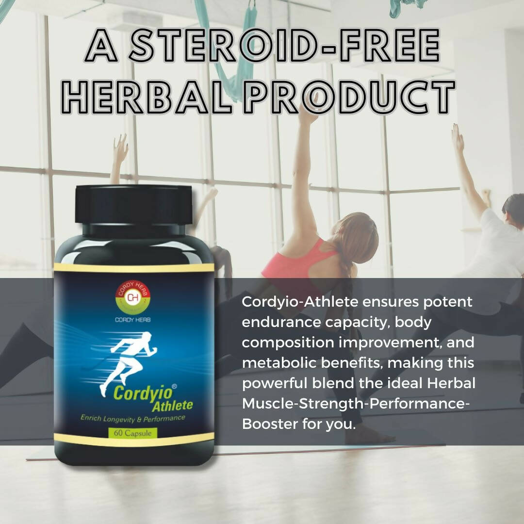 Cordy Herb Cordyio Athlete Capsules - Swadesiicart
