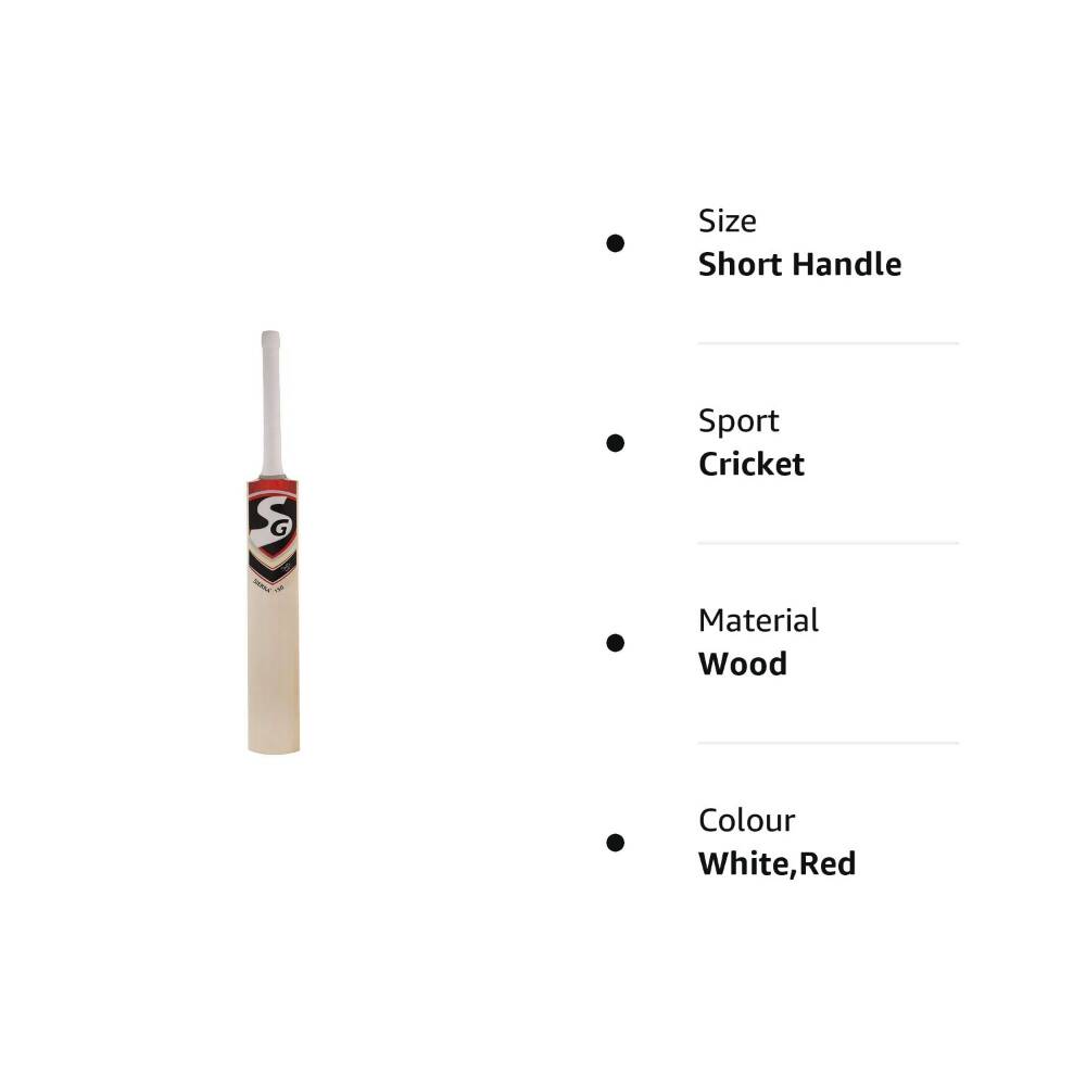 Briovy Power Poplar Willow Cricket Bat (Size Short Handle) - Swadesiicart