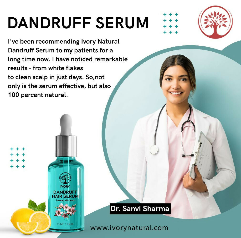 Ivory Natural Dandruff Hair Serum For Nourishing Dry Scalp | Swadesiicart