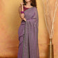 Very Much Indian Designer Mul Cotton Handloom Saree with Sequins - Dual Tone Lavender | Swadesiicart