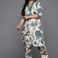 Ahalyaa Women's Traditional wear Kurta Set - Tan | Swadesiicart