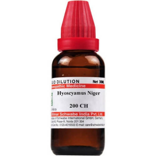Dr. Willmar Schwabe India Hyoscyamus Niger Dilution - Swadesiicart