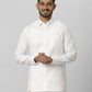 Ramraj Cotton Mens Fullsleeve White Shirt Pus Size | Swadesiicart