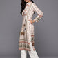 Ahalyaa Women's Traditional wear Kurta - Nude | Swadesiicart