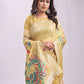 Shree Shyam Fashion Linen Cotton Yelllow Saree