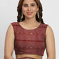 Shree Shyam Fashion Linen Cotton Maroon Saree