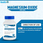 Healthvit Magnesium Oxide 370mg Capsules | Swadesiicart