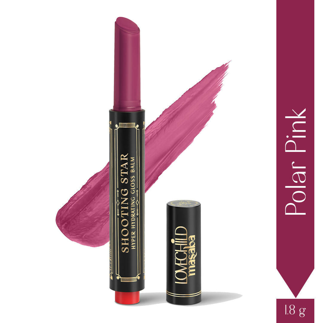 LoveChild By Masaba Gupta Shooting Star Hyper Hydrating Gloss Balm - Polar Pink | Swadesiicart