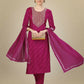 Jyoti Fashion Women's Rani Pink Silk Blend Embroidery & Sequence work Kurta with Trouser & Dupatta | Swadesiicart