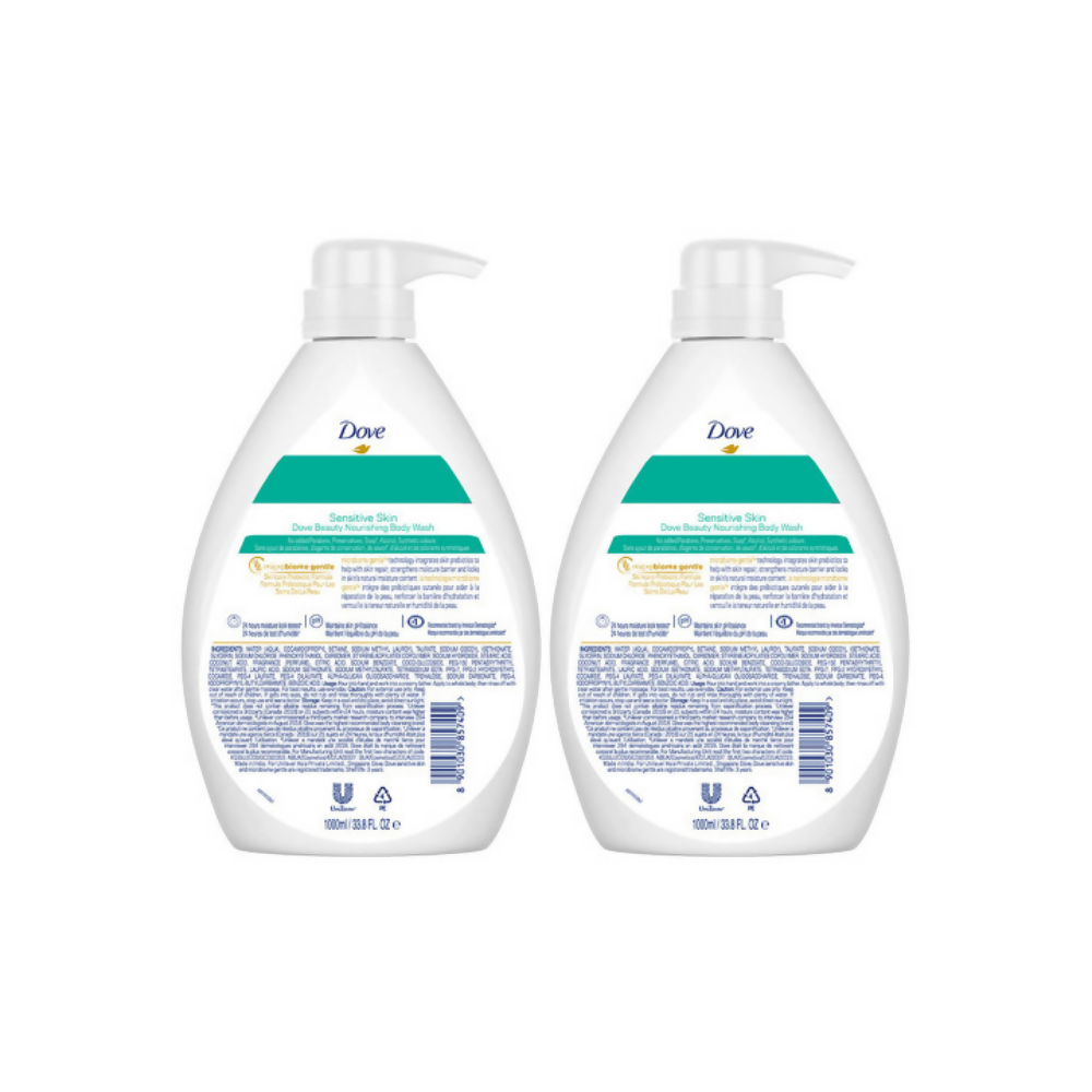 Dove Body Wash - Beauty Nourishing For Sensitive Skin - Swadesiicart