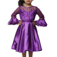 Asmaani Kids Party Wear Stylish Dresses, Perfect for Parties, Functions & Vacations - Purple