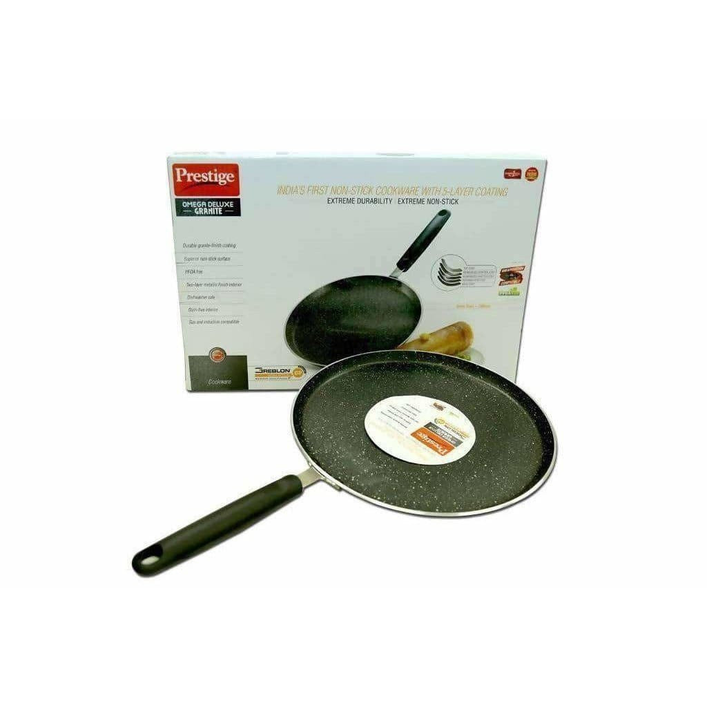 Prestige Omega Deluxe Granite OMNI Tawa, 280mm - Swadesiicart