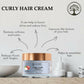 Ivory Natural Curly Hair Cream - Bouncy, Shiny, Humidity-Resistant Curls Hair | Swadesiicart