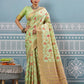 Shree Shyam Fashion Sea Green Silk Saree