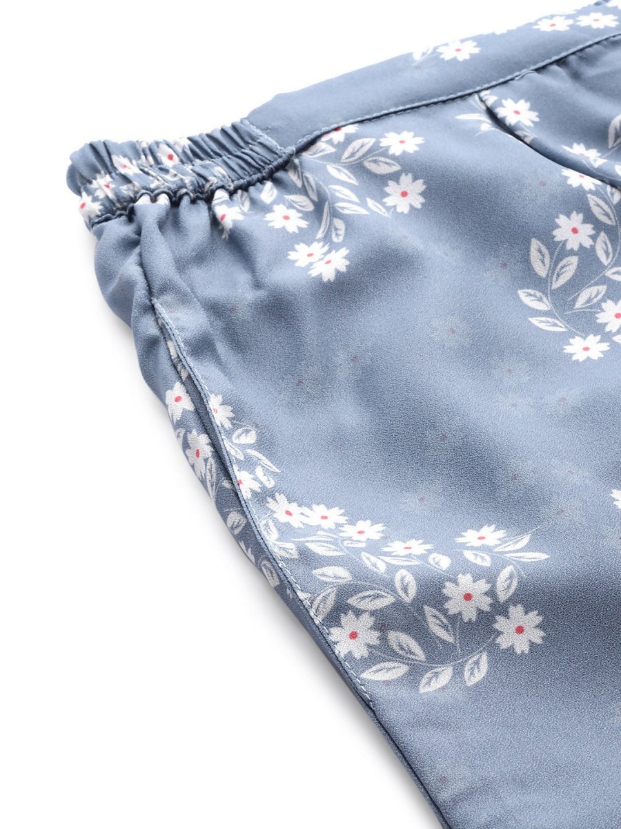 Ahalyaa Women's Traditional Wea Co-ods - Grey - Swadesiicart