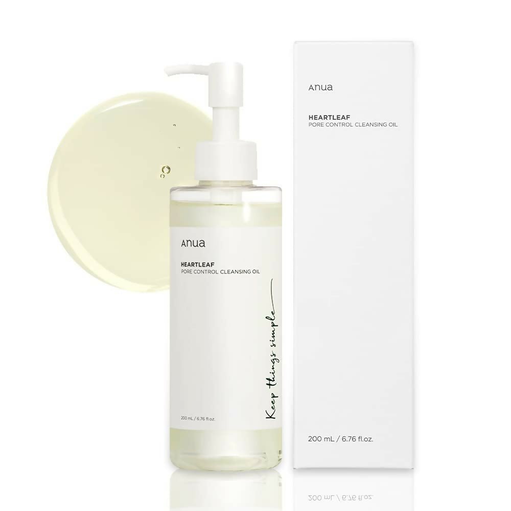 Anua Heartleaf Pore Control Cleansing Oil - Korean Skincare | Swadesiicart