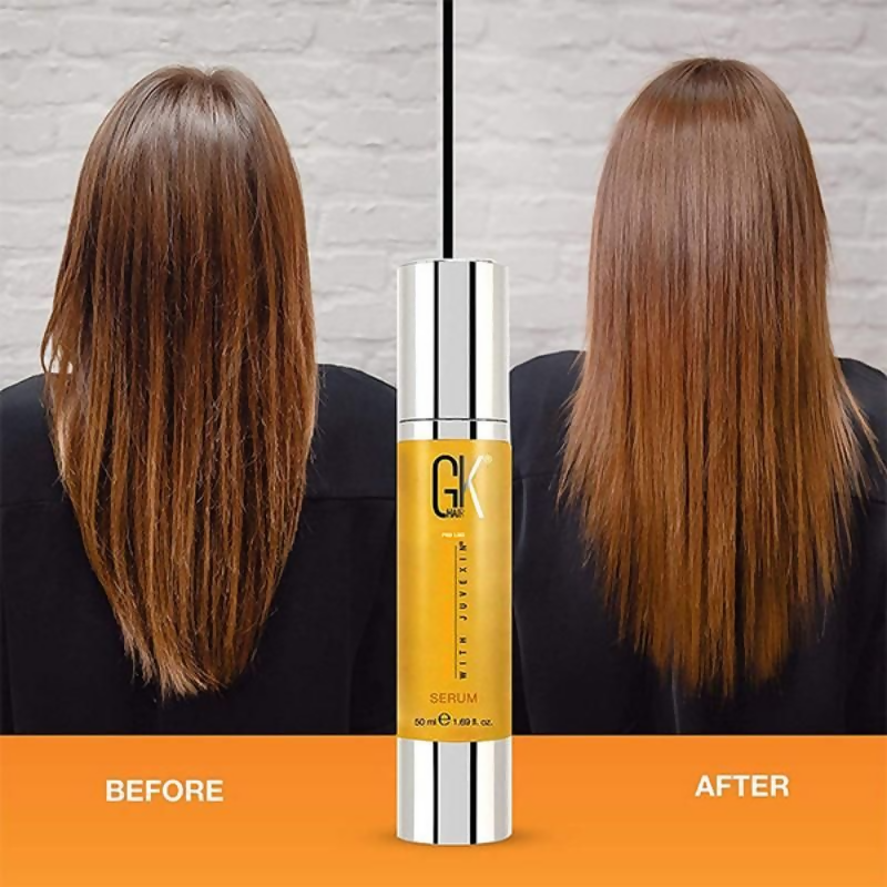 GK Hair Taming Serum With Argan Oil & Juvexin Keratin | Swadesiicart
