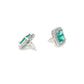 stone stud (Light green ) - Ruby Raang - Ruby Raang Studio