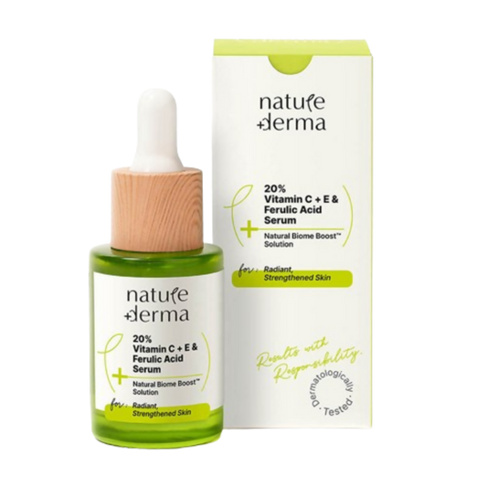 Nature Derma 20% Vitamin C + E & Ferulic Acid Serum