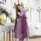 Aayaa Designer Printed Cotton Silk Suit - Multi Color