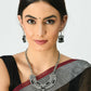 Mominos Fashion Johar Kamal Oxidised Silver-Plated Stone Work Long Necklace Handicraft | Swadesiicart