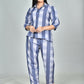 Morchari Digital Print Semi Muslin Co-Ord Set Top & Trouser-Multicolor - Swadesiicart