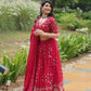 Lorenvalley Ranipink Rangoli Silk Heavy Sequins & Thread Embroidered work Lehenga Choli | Swadesiicart