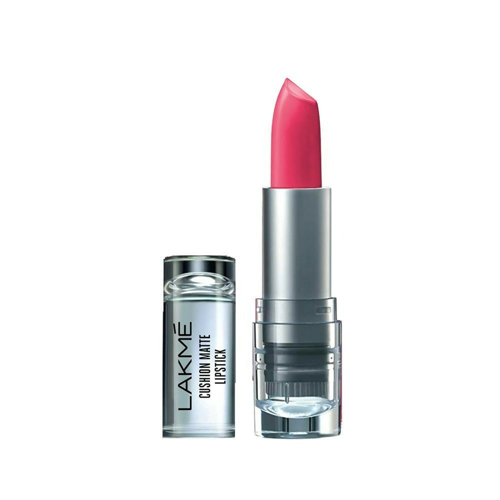 Lakme Cushion Matte Lipstick - Pink Charm - Swadesiicart