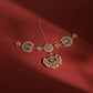 Gold-Polished White Kundan-Studded Pearl Beaded Matha Patti - Ruby Raang | Swadesiicart